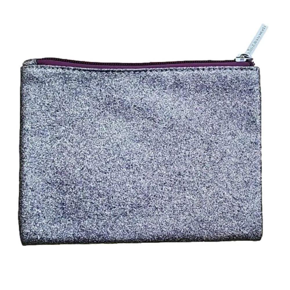 BATH & BODY WORKS Glitter Cosmeric Makeup Bag Pouch